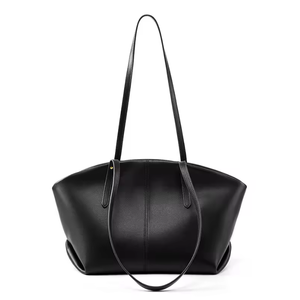 2026 Fashion <b>Large</b> Capacity <b>Handbag</b> <b>Leather</b> Women's Casual Shoulder Bag Closed Polyester Lined Tote Bag - Product Image 5