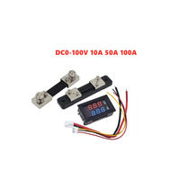 Module d'affichage numérique DC à double affichage LED de haute qualité DC0-100V/10A 50A 100A, compteur de courant et de tension numérique