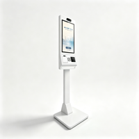 Kiosque de commande autonome sur pied OEM avec SDK, reconnaissance faciale, boîtier métallique pour l'enregistrement et le paiement en hôtel