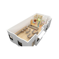 Parque Infantil Interior para Niños, Área de Juegos Suave para Niños