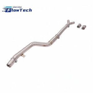 ท่อไอเสียกลาง FlowTech T304 สแตนเลสสตีล ความยาวเท่ากัน สำหรับ BMW G05 X5 40i B58 พร้อมระบบเรโซเนเตอร์ เพิ่มประสิทธิภาพการระบายไอเสีย - Product Image 3