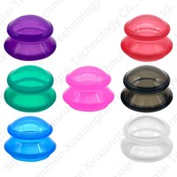 Kit de ventouses manuelles en silicone pour massage médical chinois, thérapie anti-cellulite, ventouses faciales et corporelles sous vide en caoutchouc