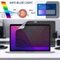 Filter Privasi Anti Intip Layar Samping untuk Macbook Pro M2 13.3 inci A2338 22.5 Derajat Anti Mengintip Perekat Penuh Bebas Gelembung Pelindung Layar