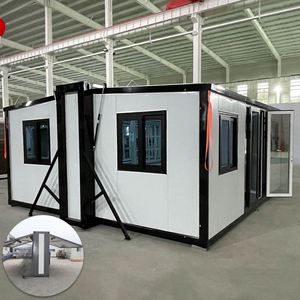 Maison préfabriquée portable rapide à construire de 20 pieds ou 40 pieds, <span class=keywords><strong>mini</strong></span>-maison pliable de 2, 3, 4 ou 5 chambres, conteneur extensible, villa de luxe préfabriquée - Product Image 1
