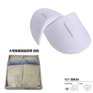Almohadillas grandes para hombros, blancas, 2 piezas, con correas de velcro para ropa de maternidad - Product Image 3