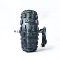 55-90 km/h 11 "pneus tout-terrain 11 pouces pour vélo de Scooter à double entraînement 48v 1200w 60v 1600w 72v 3000w roue de moteur de moyeu