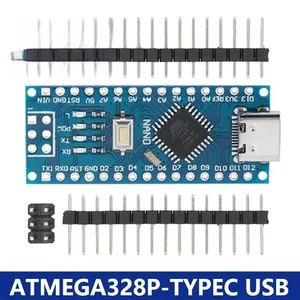 1/5/10 piezas USB Tipo-C Nano 3.0 con controlador Nano compatible con el bootloader para Arduino, controlador USB CH340, 16Mhz ATMEGA328P - Product Image 2