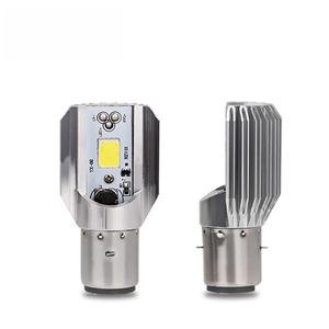 ชิป COB อลูมิเนียมคุณภาพสูง BA20D H4 กำลังไฟ 20W 12V 800 ลูเมนส์ 6000K ไฟหน้ารถมอเตอร์ไซค์ LED H6 ไฟสูง/ต่ำ กำลังไฟสูง สปอตไลท์ - Product Image 1