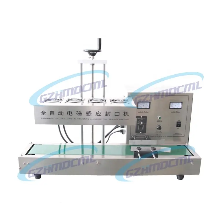 Automatic Continuous Plastic Bottle Heat Sealing Electromagnetic Induction Aluminum Foil Sealing Machines