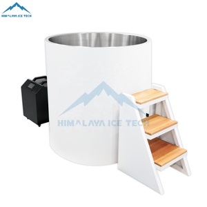 Bain froid pour 2 à 4 personnes - Refroidisseur intégré 1HP/1.5HP, double paroi <span class=keywords><strong>en</strong></span> acier inoxydable 304, silencieux et adapté à toutes les conditions météorologiques pour le bien-être et les spas - Product Image 4