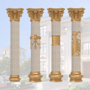 Moules à piliers en béton haut de gamme, moulage en ABS, colonne romaine, bâtiment en <span class=keywords><strong>ciment</strong></span>, maison décorative, <span class=keywords><strong>poteau</strong></span> en plastique préfabriqué, formes de construction - Product Image 5
