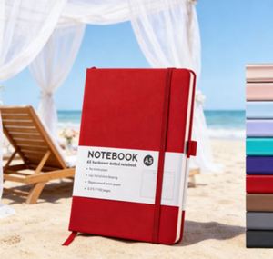 Customized Promotion Lined Dotted Pages PU Leather Hardcover Notebook Diaries Planner 2026 Agenda Gift Diary - Product Image 2