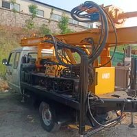 Equipo de Perforación de Segunda Mano Usado ANBIT300 para Pozos de Agua, Tipo Triciclo Tractor Hidráulico con Profundidad de 300 m y 3 Ruedas