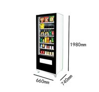 Distributeur automatique de boîtes mystères porte-bonheur tout-en-un avec écran tactile et paiement par code QR mobile