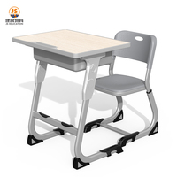 Meubles d'école Montessori de style moderne, bureau et chaise de classe réglables en hauteur