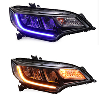 Nouvel ensemble de phares LED 12V personnalisés avec guide de lumière LED 6000K DRL et source lumineuse pour Fit RS GK5 2014-2020