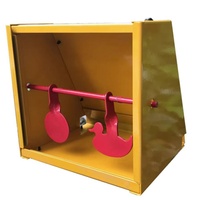 Accessoires de chasse, cible tournante pour tir, piège à billes, 14 cm, 2 pièces, piège à billes BBS, cible tournante en métal