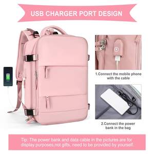 Sac à Dos de Voyage Personnalisé par Fabricant BSCI avec Fermeture à Glissière, Siège Auto et Compartiment à Chaussures pour Sac de Voyage en Avion - Product Image 4