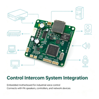 Module d'interphone IP à protocole SIP hautement intégré SIP2403V, carte mère d'interphone réseau, système d'appel pour salle informatique