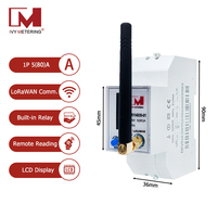 Compteur d'électricité monophasé bidirectionnel LoRa EU868 AS923 MHz, compteur intelligent IoT LoRaWAN