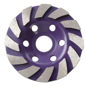 4 "bê tông Mài bánh xe 12-đoạn Heavy Duty Turbo Hàng Kim Cương cup Máy mài góc đĩa cho Granite đá marble nề - Product Image 3