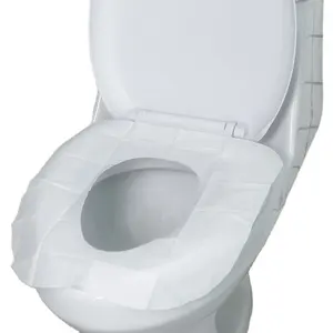 customized waterproof white portable disposable toilet seat cover travel pack
