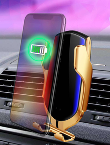 Hot Selling <strong>R1</strong> <strong>Smart</strong> <strong>Sensor</strong> Automatic Clamping 10W 15W Car Wireless Charger SCP &amp; PD Function Magnetic Phone Holder - Product Image 6