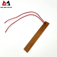 Film en polyimide flexible 6v/12v pour PCB, chauffage Kapton avec adhésif