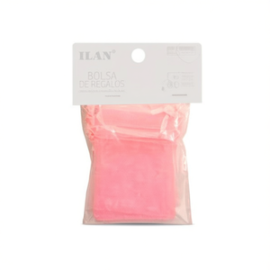 Sacchetti Regalo in Organza Ilan 7x9 Cm 8 Pezzi Rosa Decorazione per Feste - Product Image 3