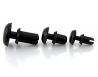 Rivets en plastique multifonctionnels de classe 4 à tête ronde de 2,0 mm pour fixation de circuits imprimés, rivets en nylon à prix bas et de haute qualité