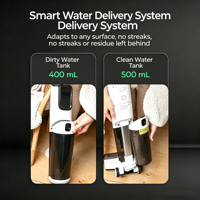 Aspirateur laveur de tapis sans fil 3 en 1 pour sols humides et secs, autonomie de 50 minutes, pour usage domestique
