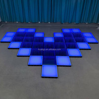 Lumières de sol LED pour piste de danse, étanches IP67, design nordique moderne, acier inoxydable, contrôle DMX512/WiFi, lumière du jour 5000K, SMD5050