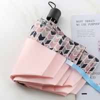 Parapluie pliant promotionnel en gros de haute qualité à bas prix avec logo personnalisé imprimé 3 Parapluie léger fabriqué en Chine