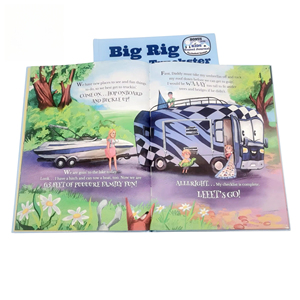 Libro Infantil de Tapa Dura con Impresión Offset OEM |   Gran Aventura Familiar en Camión <span class=keywords><strong>Camper</strong></span>: Libro de Cuentos Personalizado para Niños - Product Image 3