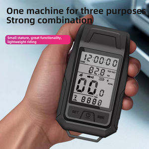 <span class=keywords><strong>3</strong></span>合1无线自行车电脑全球定位系统防水自行车速度计里程表带灯喇叭自行车灯 - Product Image 5