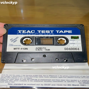 TEAC MTT-113N AZIMUTH 6.3KHz TEST TAPE จัดส่งฟรี ดีมาก - Product Image 1