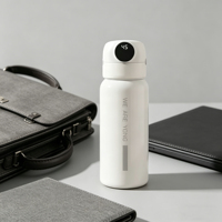 Thermos minimaliste avec affichage de la température Bluetooth, sans odeur, durable, en acier inoxydable, avec verrouillage par empreinte digitale