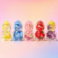 Nouveau jouet en peluche en mousse en forme de fruit, ours à capuche, jouet anti-stress à rebond lent, mignon et amusant pour les enfants de 5 à 7 ans