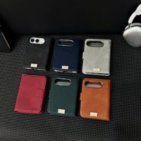 Minibook Fatctory Nouvelle coque de téléphone antichoc pour iPhone Duo Duo, étui à rabat en cuir gaufré de luxe