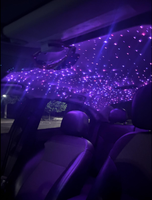 Moteur de lumière étoilée RGBW à double tête 12V 20W 800 pièces 3 mètres 0,75 mm PMMA IP20 Dimmable Garantie 2 ans Lumières optiques LED pour voiture/maison