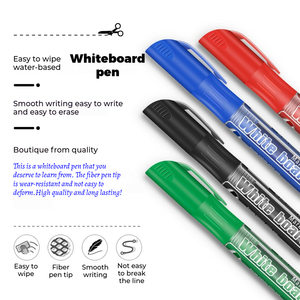 Recarregáveis grande volume grosso whiteboard marcador fabricantes não tóxico seco apagar marcadores whiteboard canetas para arte - Product Image 3