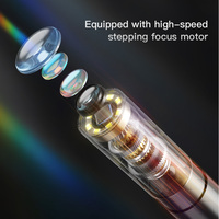 Endoscope industriel portable avec caméra analogique HD, écran 4,3 pouces, autofocus, 8,5 mm, 1 m, IP67, pour photos et vidéos