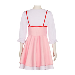 Robe de cosplay rose Kaori Miyazono, tenue décontractée et mignonne inspirée de l'anime Your Lie in April - Product Image 5