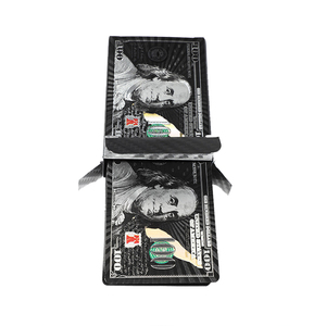Nuevo dólar estadounidense 24K hoja de oro naipes póquer negro <span class=keywords><strong>999</strong></span> cartas de póquer doradas para la diversión - Product Image 3
