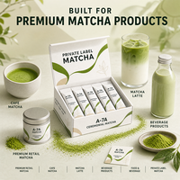 Thé vert Matcha biologique USDA de qualité supérieure, certifié cérémonial, en sachet individuel, marque privée, fournisseur en gros