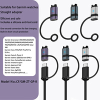 Angle haute efficacité type-c femelle à 4Pin montres Port adaptateur connecteur de Charge intelligent pour Garmin montre intelligente avec cordon anti-ost