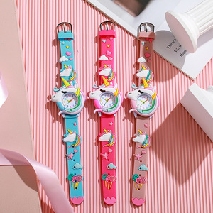 Lindo reloj de dibujos animados de silicona de unicornio para niños, regalo para niños - Product Image 3