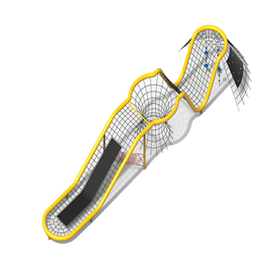 Aire de jeux extérieure personnalisée, toboggans en <span class=keywords><strong>acier</strong></span> inoxydable, parc d'attractions pour enfants en plein air, services 0DM disponibles - Product Image 2