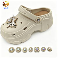Boucles en plastique Olian personnalisées pour chaussures, breloques à boucle, boutons-pression, boutons de chaussures pour sabots