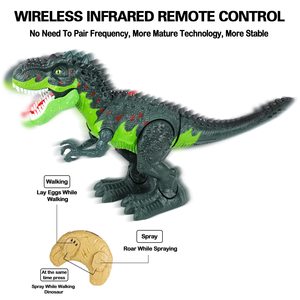 AiJH Dinosaures Jouets Télécommandés avec Son et Fonction de Pondage d'Œufs - Product Image 2